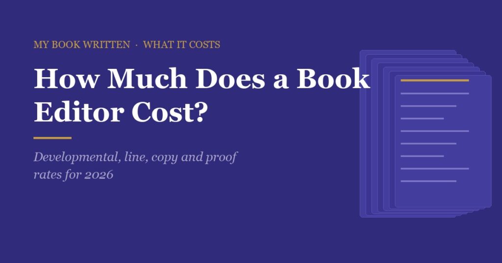 How much does a book editor cost? Rates for developmental, line, copy and proof editing