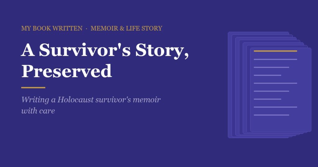 Holocaust Survivor Memoir Writer: Preserving the Story